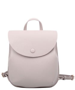 Fashion Flap Convertible Backpack CA108 GRAY